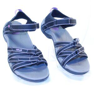 Teva Size 8.5 Blue TIRRA Adjustable Strap Outdoor Hiking Water Sports Sandals